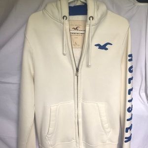 Hollister full zip hooded sweatshirt